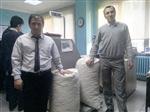 ERZURUM ADLIYESI - Erzurum Adliye Çalışanları 40 Kilo 'Mavi Kapak' Topladı