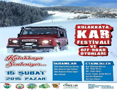Giresun’da Yaylalar Kar Festivaliyle Şenleniyor