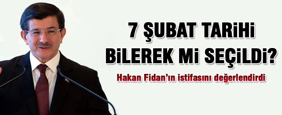 Ahmet Davutoğlu'ndan Hakan Fidan açıklaması