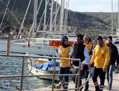 Muğla’da Kaçak Göçmenleri Taşıyan Teknenin Batması