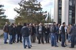 PSIKOLOJIK SAVAŞ - Sögüt'te Fabrika Önünde İşçi Eylemi
