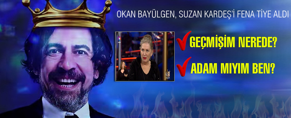 Okan Bayülgen Suzan Kardeş'i fena tiye aldı