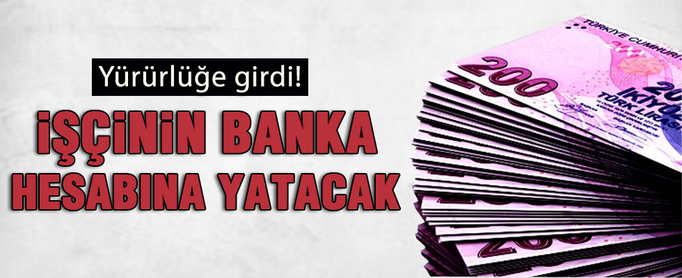 Kıdem tazminatı düzenlemesi yürürlüğe girdi