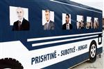 9 ARALıK - Kosova Liderleri Maket Bir Otobüsle Protesto Edildi
