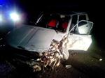 HACıABDULLAH - Niğde’de İki Otomobil Çarpıştı Açıklaması