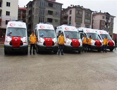 Bartın’da 5 Yeni Ambulans Hizmete Girdi
