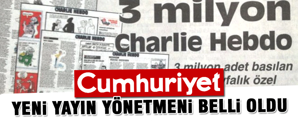 Cumhuriyet'in yeni genel yayın yönetmeni Can Dündar