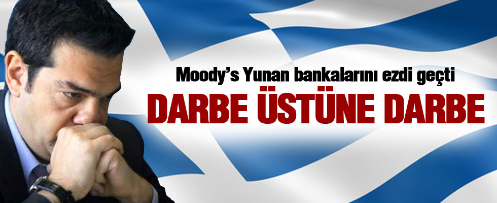 Yunanistan'a Moody's darbesi
