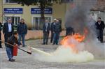 YANGIN TÜPÜ - Yunusemre Belediyesi’nde Yangın Tatbikatı