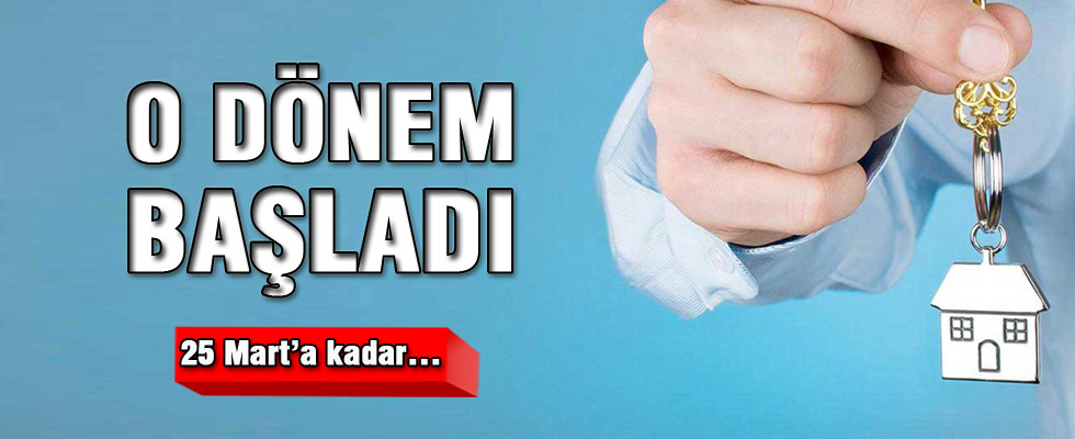 Kira gelirlerini beyan dönemi başladı