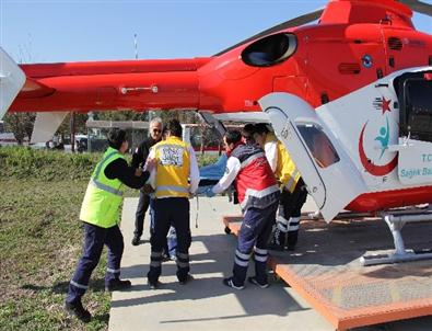 Yeşil Kartlı Hastaya Ambulans Helikopter