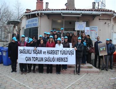 Çan’da Sağlıklı Beslenme ve Hareketli Yaşam İçin Yürüyüşü Düzenlendi