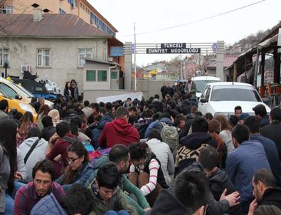 Tunceli’de Üniversite Öğrencileri, Arkadaşlarının Tutuklanmasını Protesto Etti