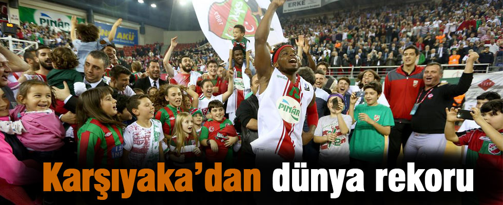 Karşıyaka taraftarından dünya rekoru