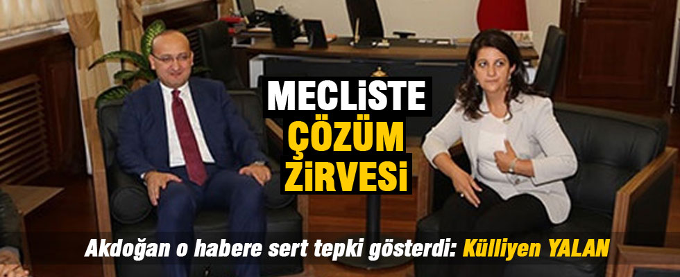 Akdoğan: O haberler külliyen yalan