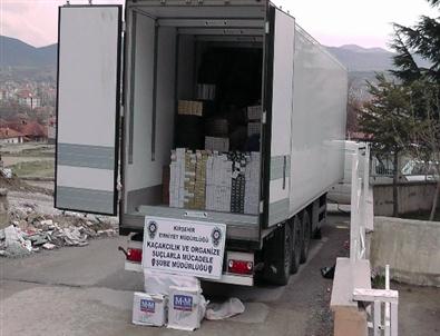 Piyasa Değeri 4 Milyon Tl Olan Kaçak Sigara Ele Geçirildi