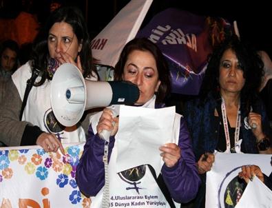 4. Dünya Kadın Yürüyüşü’nün Antalya Ayağı Sona Erdi