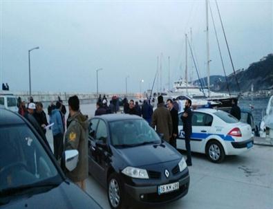 Bursa’da Denize Otomobil Uçtu