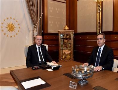 Cumhurbaşkanı Erdoğan Hakan Fidan'ı Kabul Etti