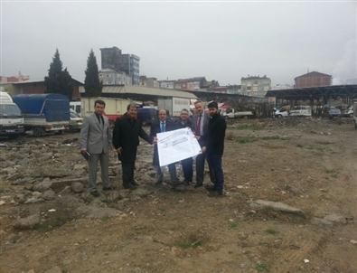 Sgk Hizmet Binası İçin Yer Teslimi Yapıldı