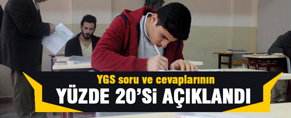 2015 YGS soru ve cevapları açıklandı