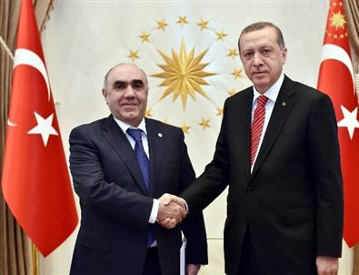 Erdoğan, Azerbaycan Cumhuriyet Başsavcısı Garalov’u Kabul Etti