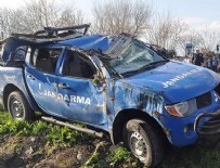 Askeri kamyonet devrildi: 5 er yaralandı