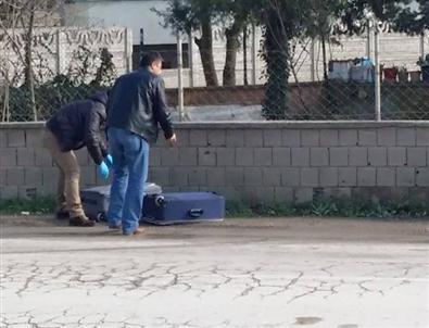 Polisten Kaçan Şahısların Yola Attığı Valizlerden Uyuşturucu Çıktı