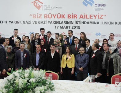 Şehit ve Gazi yakınları atandı