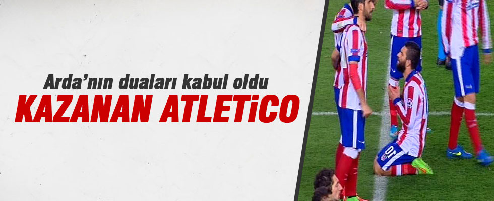 Arda'nın duaları kabul oldu: Atletico tur atladı