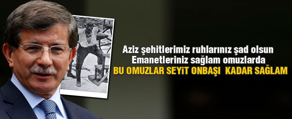 Davutoğlu'nun Çanakkale töreni konuşması