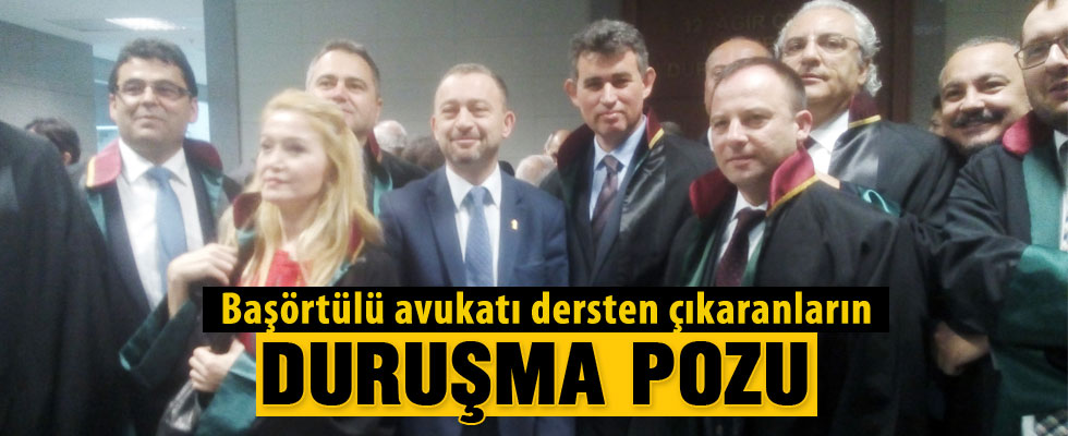 Başörtü davasında İstanbul Barosu hakim karşısına çıktı