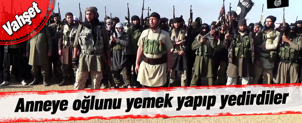 Anneye oğlunu yemek yapıp yedirdiler