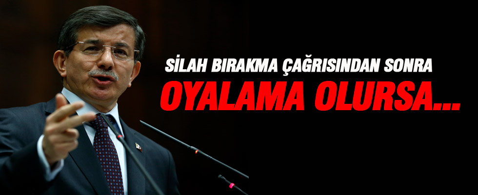 Başbakan Davutoğlu grup toplantısında konuştu