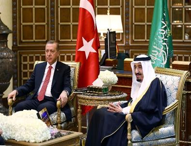 Erdoğan, Kral Selman İle Sarayda Baş Başa Görüştü