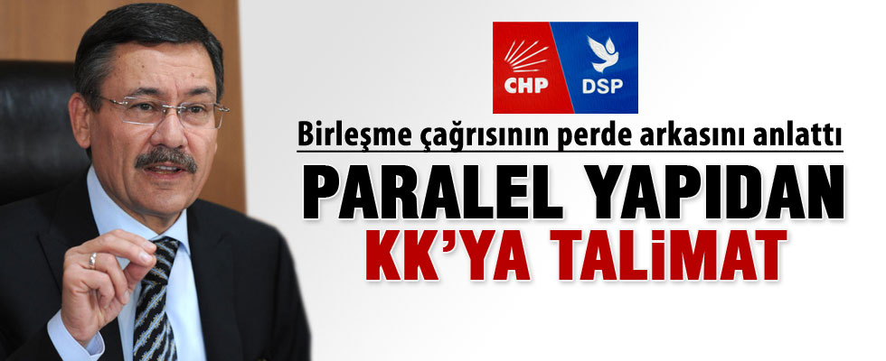 Melih Gökçek, CHP - DSP birleşmesinin perde arkasını anlattı