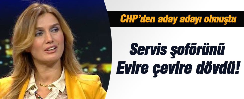 Tuğba Özay servis sürücüsünü dövdü