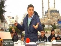 Canlı yayında polise böyle fırça attı!