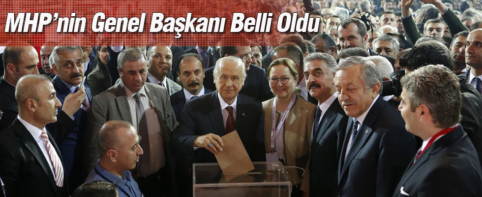 MHP Devlet Bahçeli'yle devam dedi