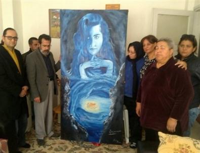 Sakaryalı Ressam Özgecan’ın Tablosunu Ailesine Ulaştırdı