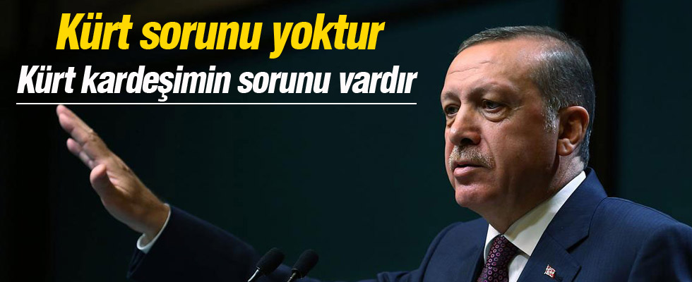 Cumhurbaşkanı Erdoğan: Türklerle Kürtlerin kardeşliği sıradan kardeşlik değildir