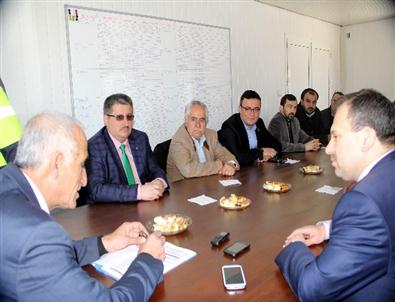 Ak Partililer, Yeni Devlet Hastanesi İnşaatını Ziyaret Etti