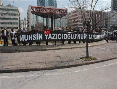 Meclis Önünde Yazıcıoğlu Eylemi