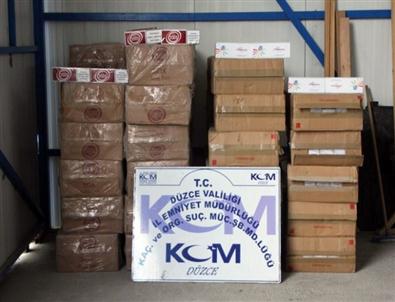 Düzce Polisinden Sigara Kaçakçılarına Geçit Yok