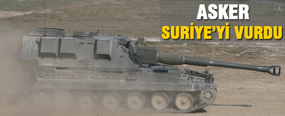 TSK: Suriye'yi vurduk