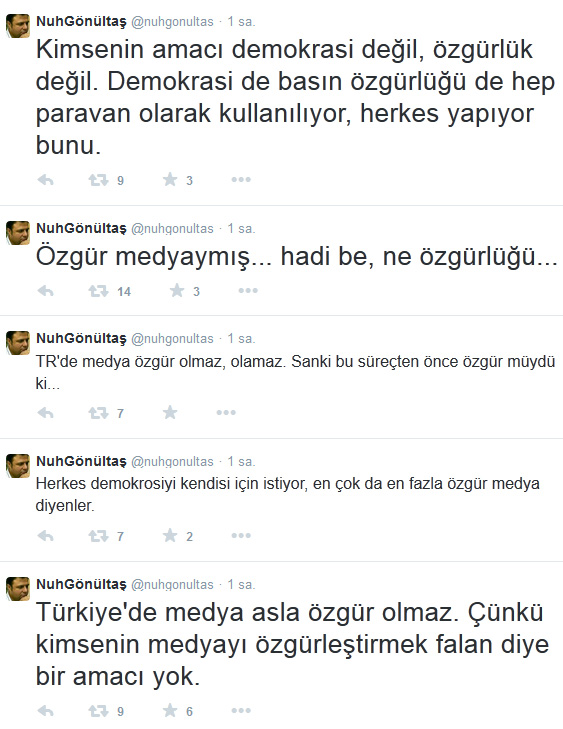 Nuh Gönültaş - Ekrem Dumanlı kavgası