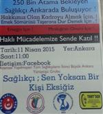 TÜRK TABIPLER BIRLIĞI - Ataması Yapılmayan Sağlık Çalışanları 11 Nisan'da Ankara'da Buluşuyor