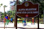 Alanya Şevki Uğur Çocuk Parkı’nda Onarım Çalışmaları Devam Ediyor