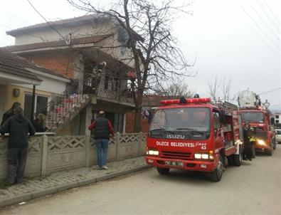 Düzce’de Ev Yangını