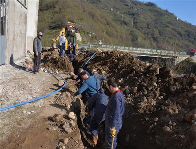 Görele Belediyesi Sanayi Sitesin De Alt Yapı Çalışmalarına Başladı